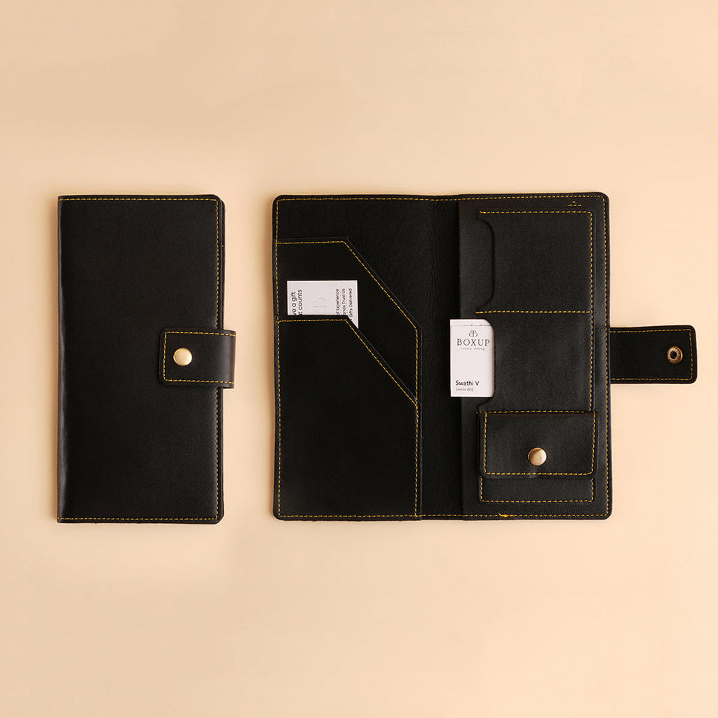 Paro Passport Holder Black