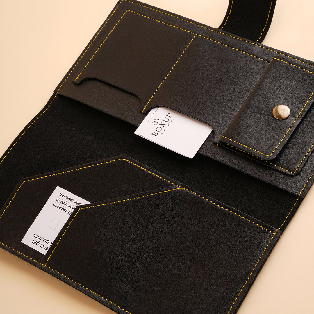 Paro Passport Holder Black