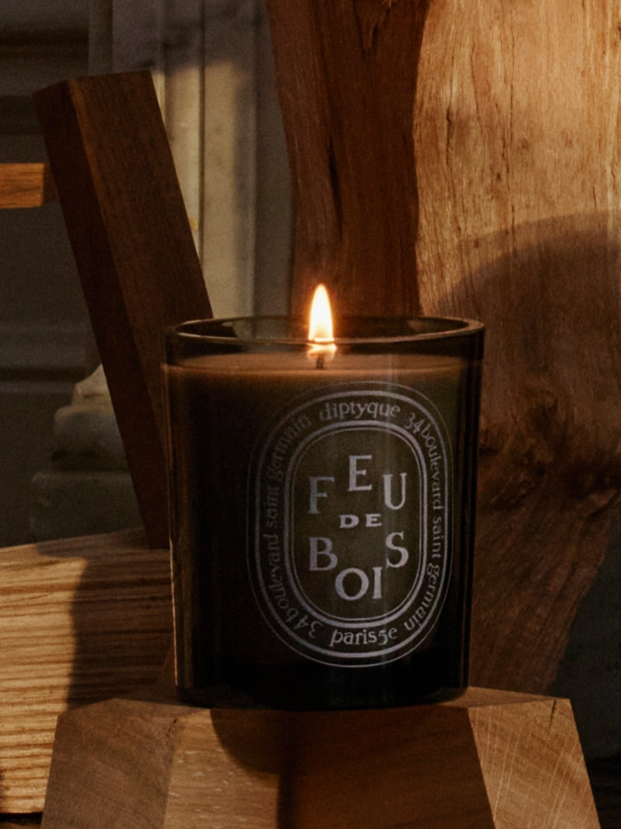 Diptyque Paris Feu De Bois Wood Heat Medium Candle