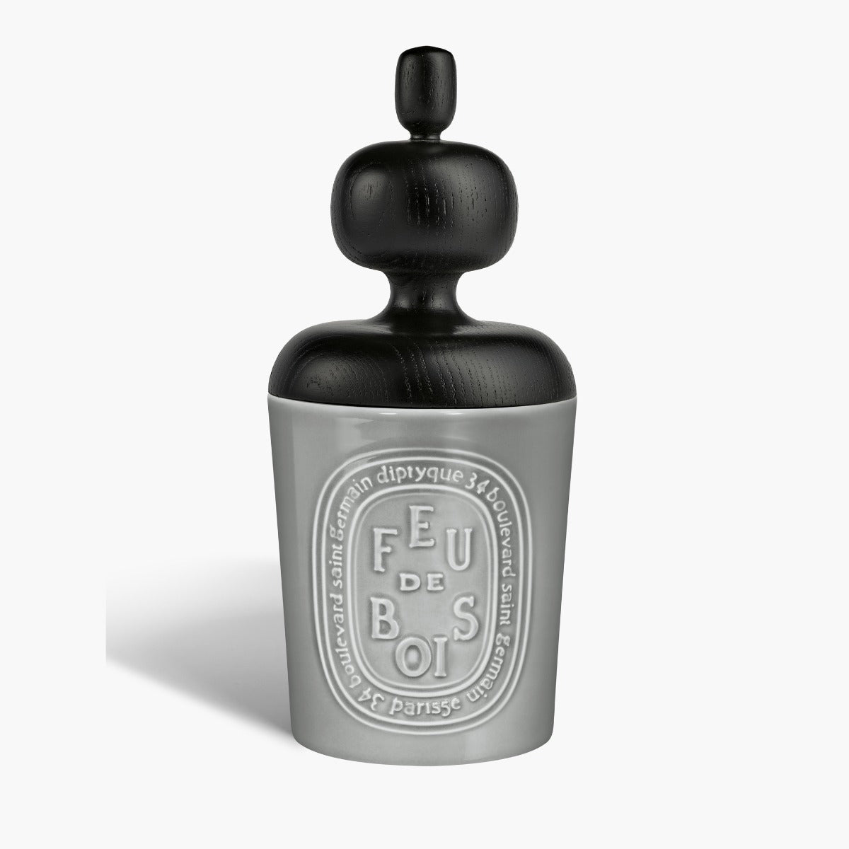 Diptyque Paris Black Astragal Lid for Large Candle