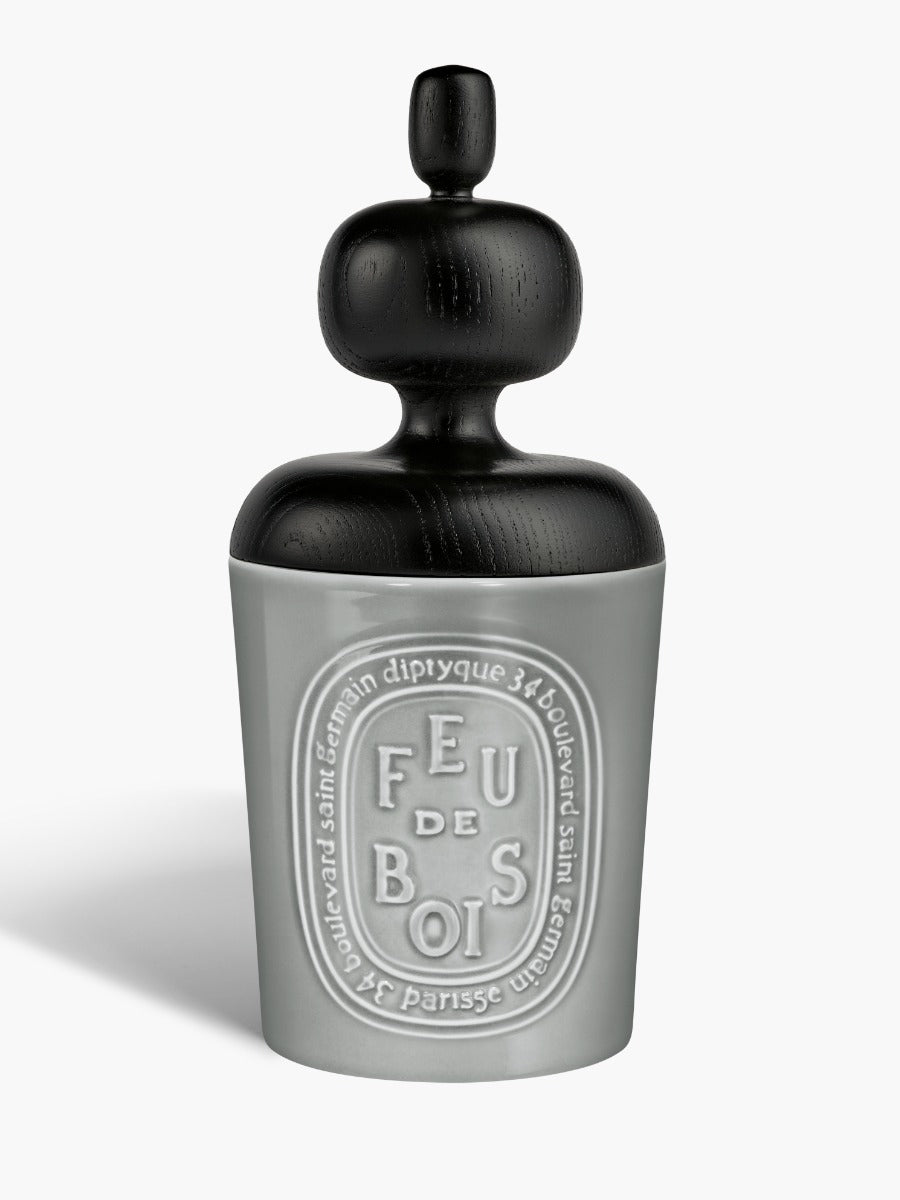Diptyque Paris Black Astragal Lid for Large Candle