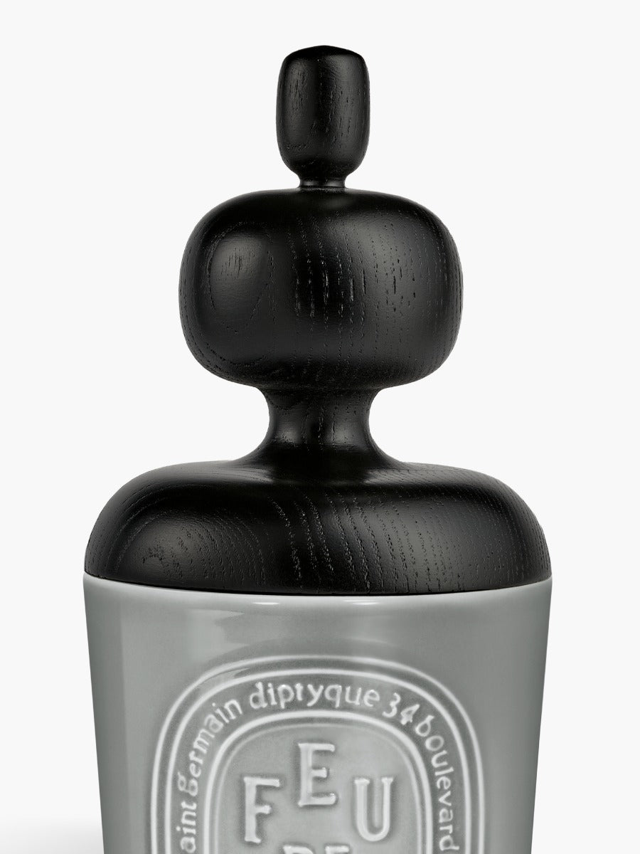 Diptyque Paris Black Astragal Lid for Large Candle
