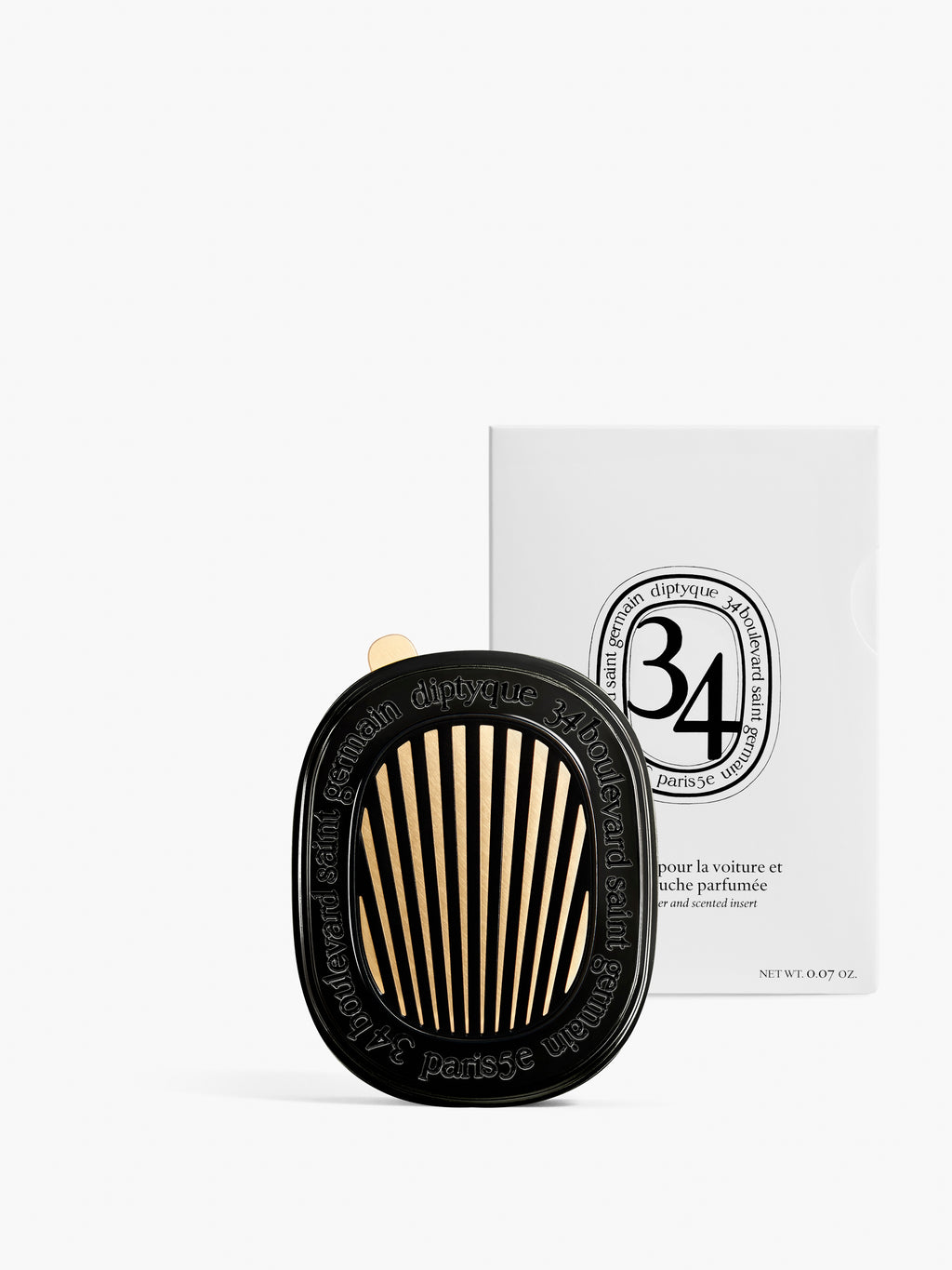 Diptyque Paris 34 Boulevard Saint Germain Car Diffuser and Insert