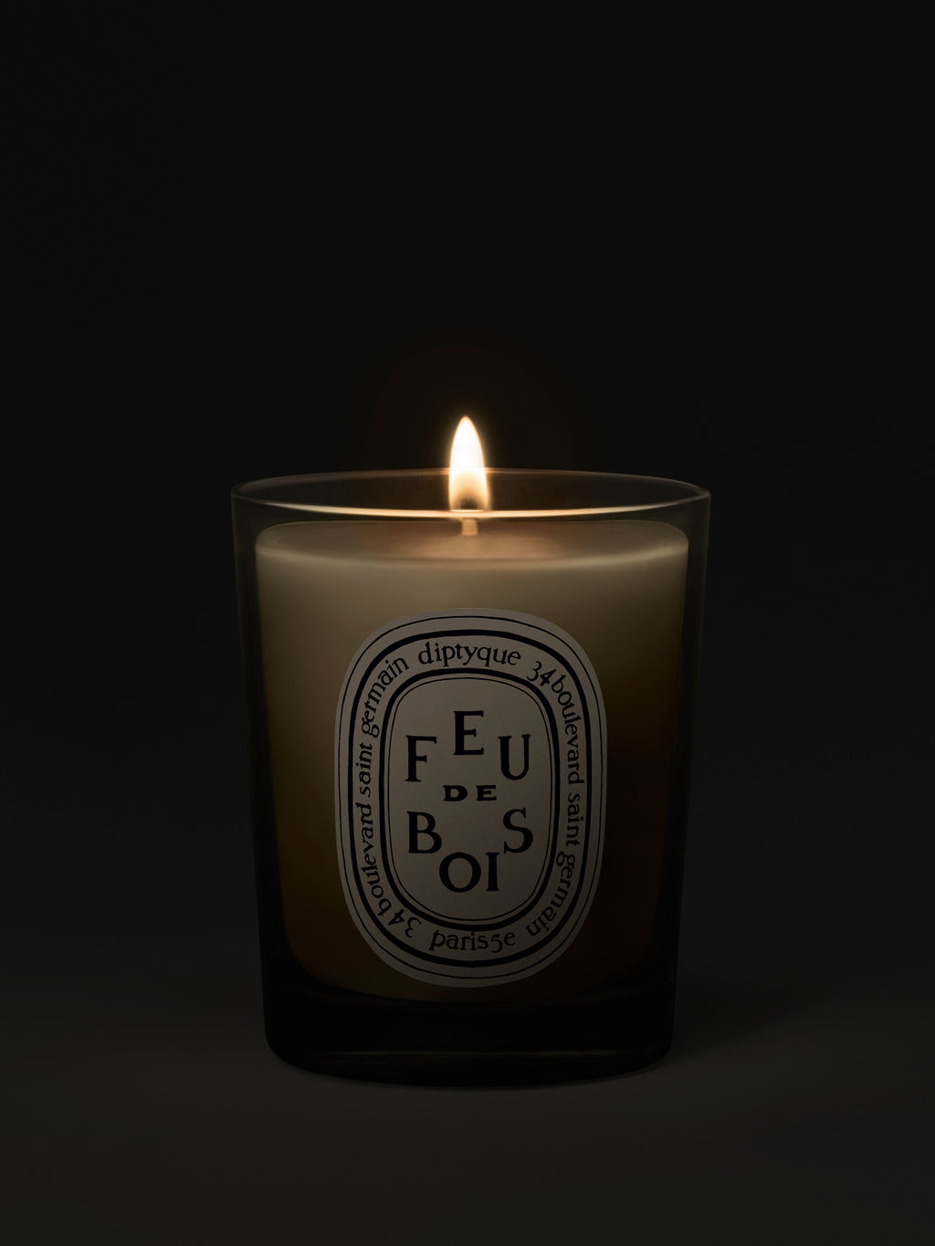 Diptyque Paris Feu De Bois Wood Heat Small Candle