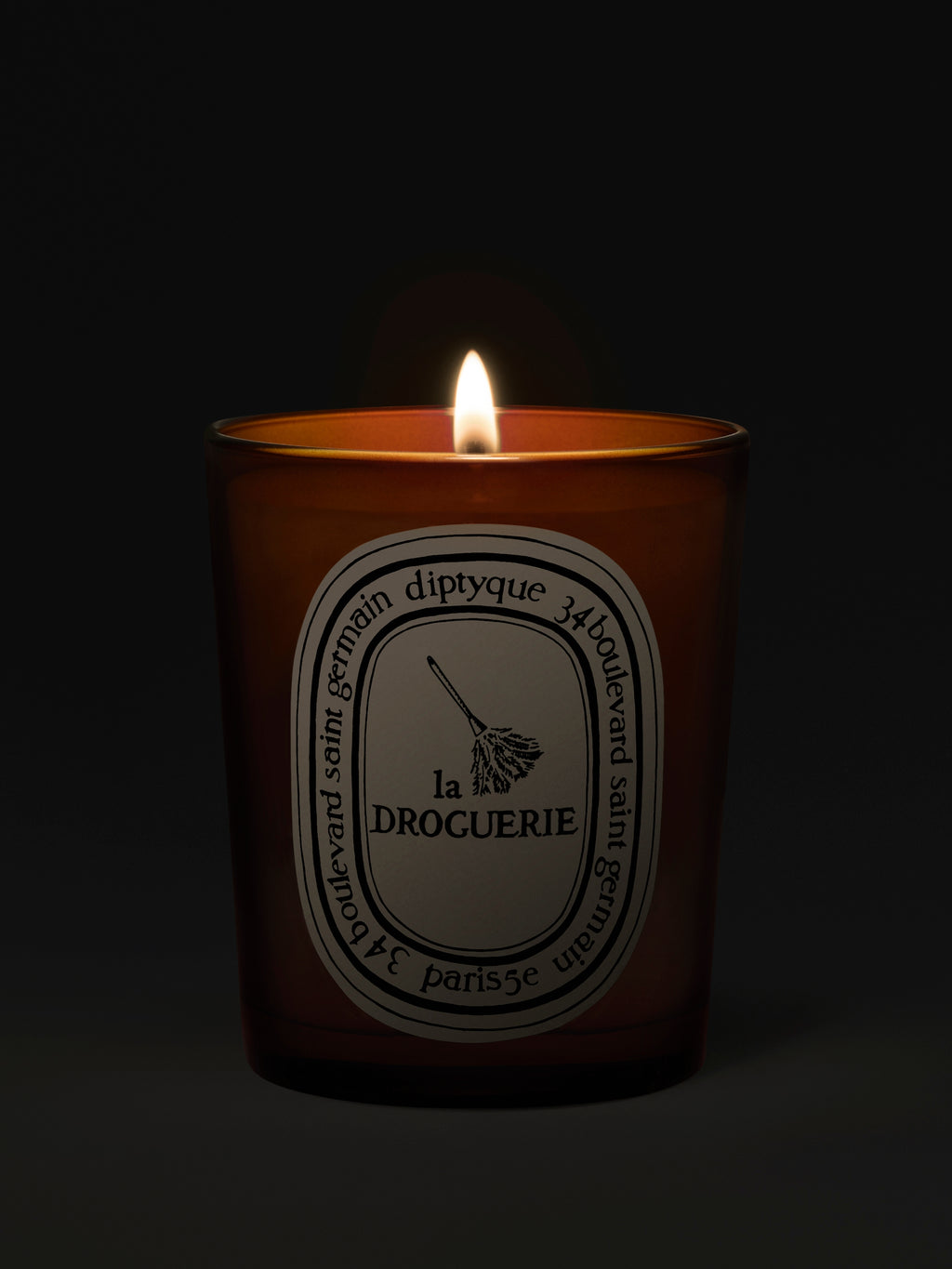 Diptyque Paris La Home Care Odor Removing Candle with Basil