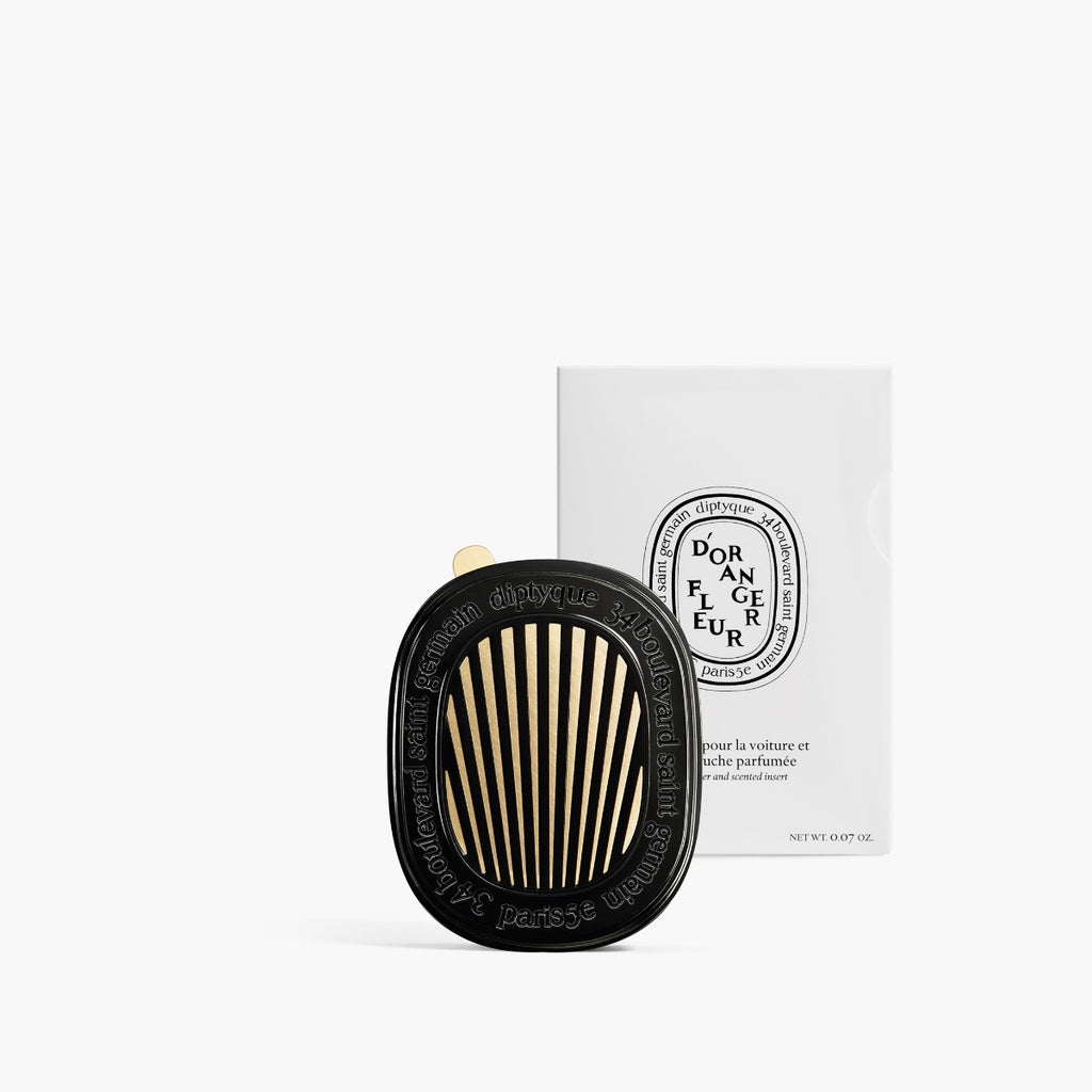 Diptyque Paris Fleur D'oranger Orange Blossom Car Diffuser and Insert