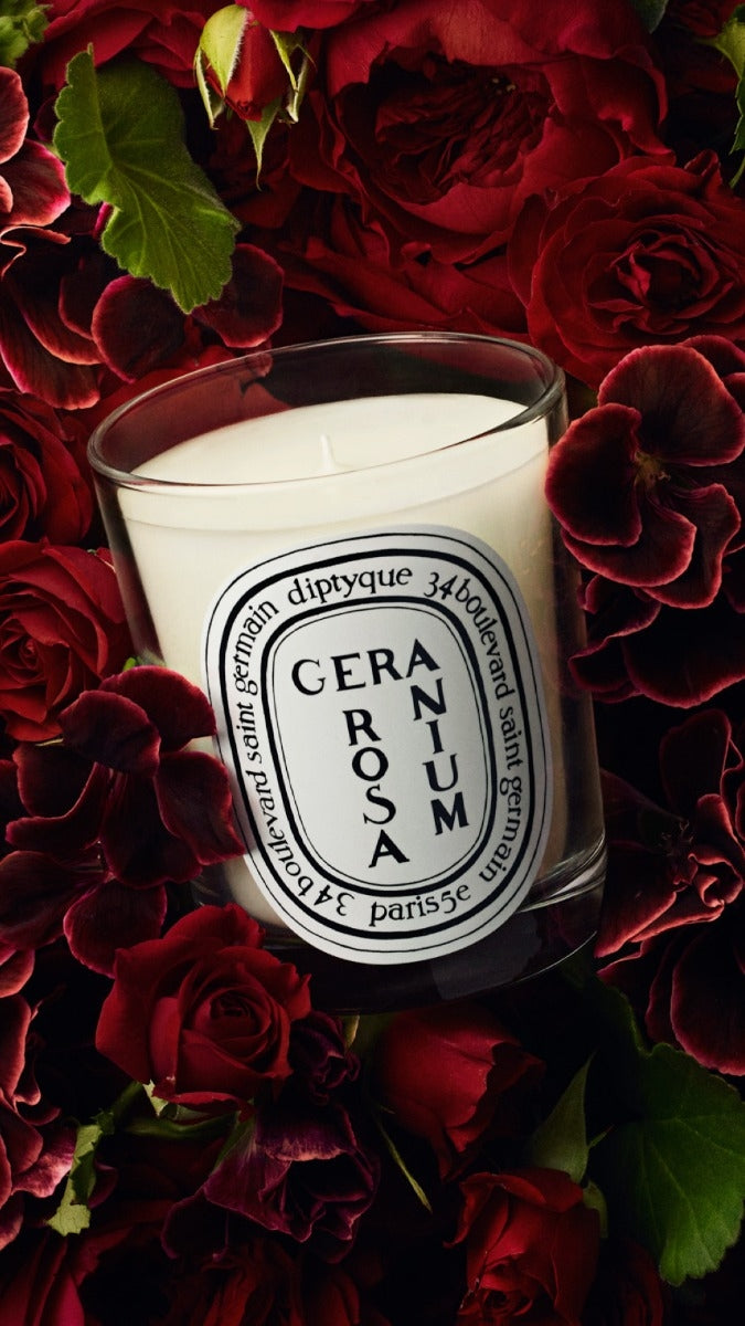 Diptyque Paris Geranium Rosa Classic Candle