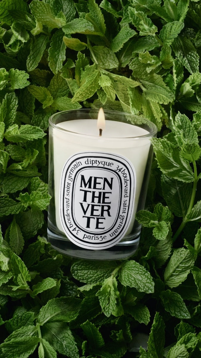 Diptyque Paris Menthe Verte Spearmint Classic Candle