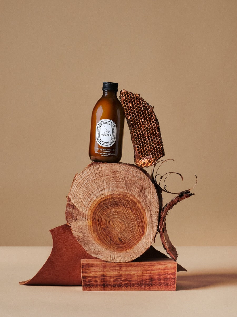 Diptyque Paris La Home Care Leather and Wood Care Lotion with Beeswax